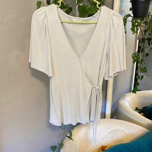 Lucky Brand Wrap Top